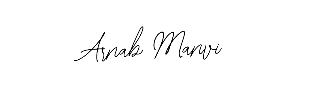 Use a signature maker to create a handwritten signature online. With this signature software, you can design (Bearetta-2O07w) your own signature for name Arnab Manvi. Arnab Manvi signature style 12 images and pictures png