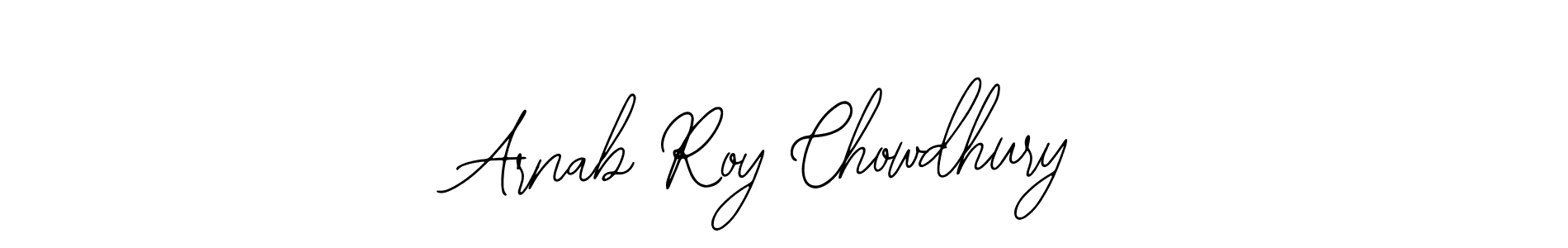How to make Arnab Roy Chowdhury name signature. Use Bearetta-2O07w style for creating short signs online. This is the latest handwritten sign. Arnab Roy Chowdhury signature style 12 images and pictures png