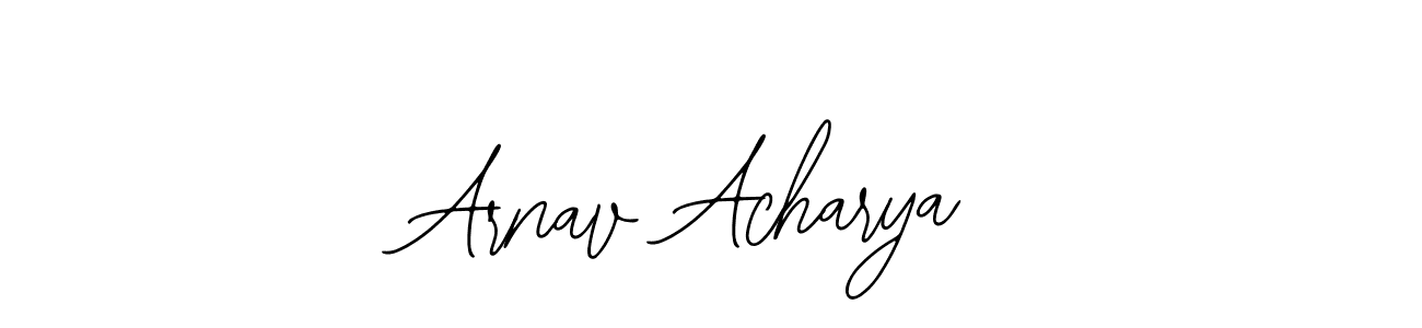 Arnav Acharya stylish signature style. Best Handwritten Sign (Bearetta-2O07w) for my name. Handwritten Signature Collection Ideas for my name Arnav Acharya. Arnav Acharya signature style 12 images and pictures png