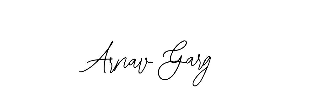 You should practise on your own different ways (Bearetta-2O07w) to write your name (Arnav Garg) in signature. don't let someone else do it for you. Arnav Garg signature style 12 images and pictures png