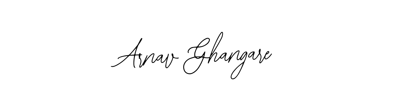 Also we have Arnav Ghangare name is the best signature style. Create professional handwritten signature collection using Bearetta-2O07w autograph style. Arnav Ghangare signature style 12 images and pictures png