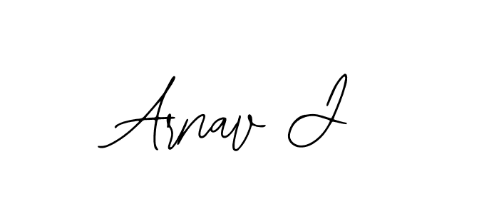 Use a signature maker to create a handwritten signature online. With this signature software, you can design (Bearetta-2O07w) your own signature for name Arnav J. Arnav J signature style 12 images and pictures png