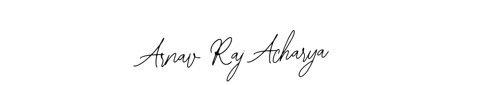 Also You can easily find your signature by using the search form. We will create Arnav Raj Acharya name handwritten signature images for you free of cost using Bearetta-2O07w sign style. Arnav Raj Acharya signature style 12 images and pictures png