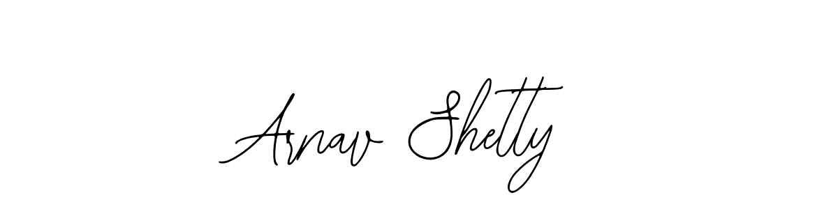 Use a signature maker to create a handwritten signature online. With this signature software, you can design (Bearetta-2O07w) your own signature for name Arnav Shetty. Arnav Shetty signature style 12 images and pictures png