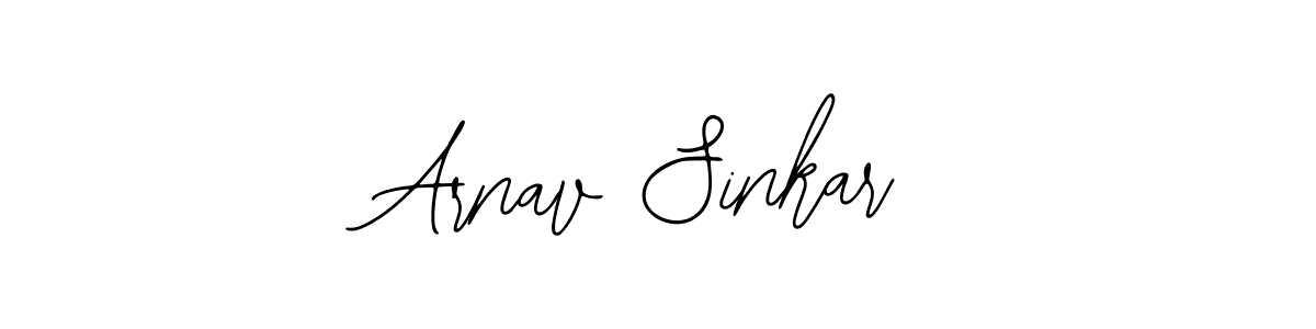 You should practise on your own different ways (Bearetta-2O07w) to write your name (Arnav Sinkar) in signature. don't let someone else do it for you. Arnav Sinkar signature style 12 images and pictures png