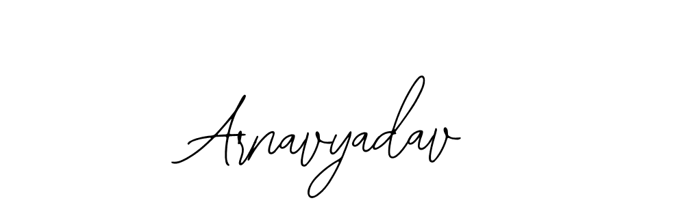 Design your own signature with our free online signature maker. With this signature software, you can create a handwritten (Bearetta-2O07w) signature for name Arnavyadav. Arnavyadav signature style 12 images and pictures png