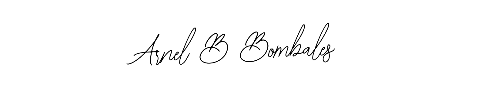 if you are searching for the best signature style for your name Arnel B Bombales. so please give up your signature search. here we have designed multiple signature styles  using Bearetta-2O07w. Arnel B Bombales signature style 12 images and pictures png