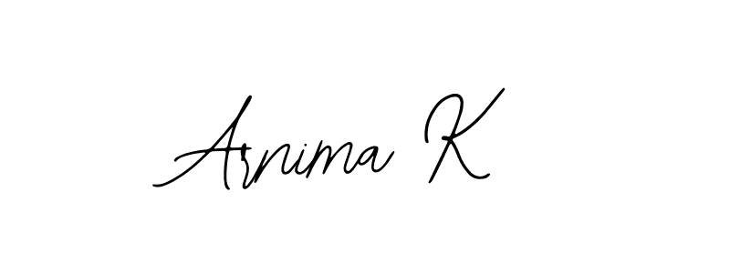 See photos of Arnima K official signature by Spectra . Check more albums & portfolios. Read reviews & check more about Bearetta-2O07w font. Arnima K signature style 12 images and pictures png