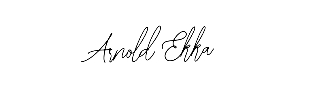 How to make Arnold Ekka name signature. Use Bearetta-2O07w style for creating short signs online. This is the latest handwritten sign. Arnold Ekka signature style 12 images and pictures png