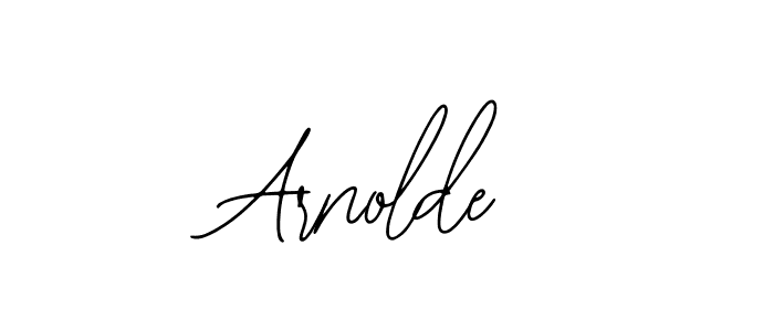 Design your own signature with our free online signature maker. With this signature software, you can create a handwritten (Bearetta-2O07w) signature for name Arnolde. Arnolde signature style 12 images and pictures png