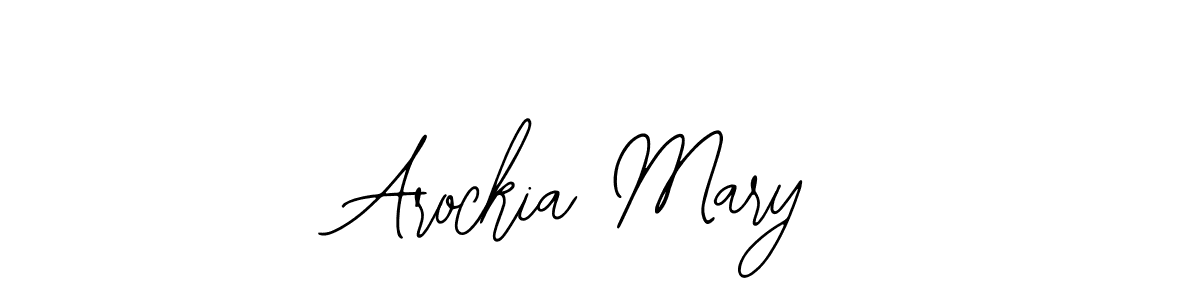Similarly Bearetta-2O07w is the best handwritten signature design. Signature creator online .You can use it as an online autograph creator for name Arockia Mary. Arockia Mary signature style 12 images and pictures png