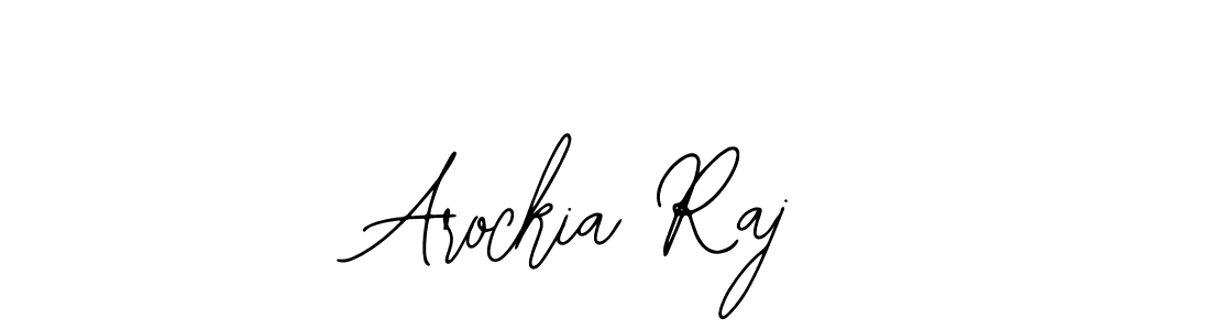 if you are searching for the best signature style for your name Arockia Raj. so please give up your signature search. here we have designed multiple signature styles  using Bearetta-2O07w. Arockia Raj signature style 12 images and pictures png