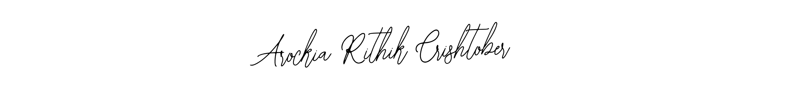 Make a beautiful signature design for name Arockia Rithik Crishtober. With this signature (Bearetta-2O07w) style, you can create a handwritten signature for free. Arockia Rithik Crishtober signature style 12 images and pictures png