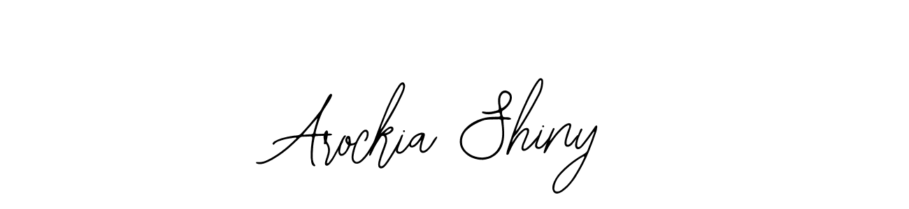 How to Draw Arockia Shiny signature style? Bearetta-2O07w is a latest design signature styles for name Arockia Shiny. Arockia Shiny signature style 12 images and pictures png