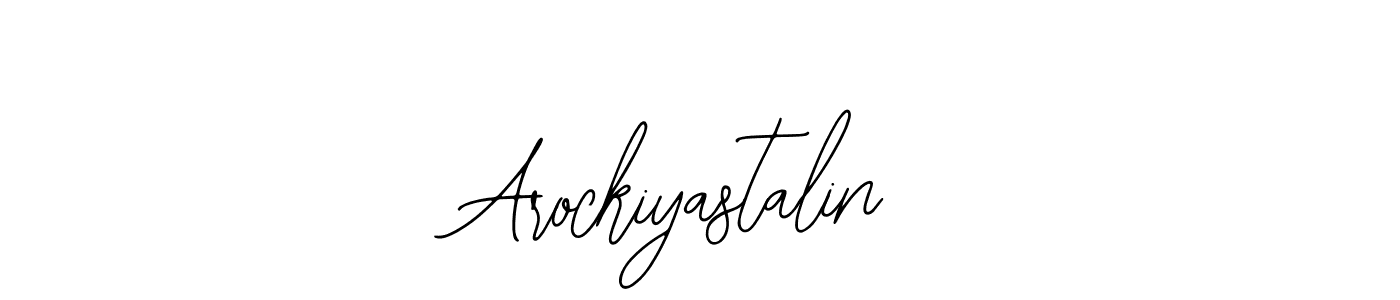 Design your own signature with our free online signature maker. With this signature software, you can create a handwritten (Bearetta-2O07w) signature for name Arockiyastalin. Arockiyastalin signature style 12 images and pictures png