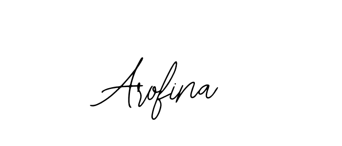 Also we have Arofina name is the best signature style. Create professional handwritten signature collection using Bearetta-2O07w autograph style. Arofina signature style 12 images and pictures png