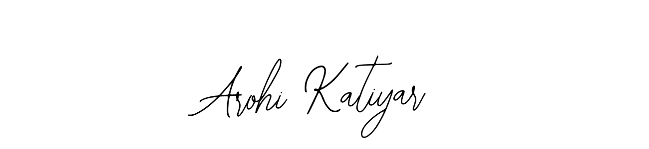 Use a signature maker to create a handwritten signature online. With this signature software, you can design (Bearetta-2O07w) your own signature for name Arohi Katiyar. Arohi Katiyar signature style 12 images and pictures png