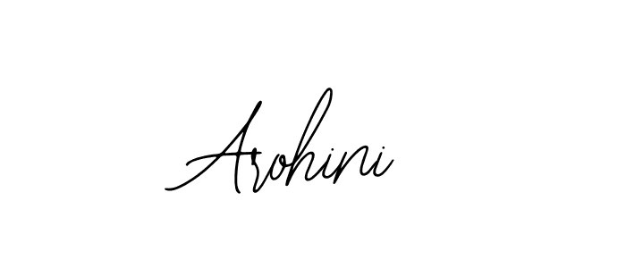 Also we have Arohini name is the best signature style. Create professional handwritten signature collection using Bearetta-2O07w autograph style. Arohini signature style 12 images and pictures png