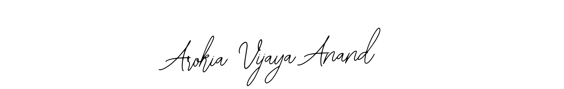 Make a beautiful signature design for name Arokia Vijaya Anand. With this signature (Bearetta-2O07w) style, you can create a handwritten signature for free. Arokia Vijaya Anand signature style 12 images and pictures png