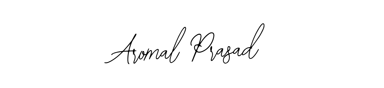 Make a beautiful signature design for name Aromal Prasad. With this signature (Bearetta-2O07w) style, you can create a handwritten signature for free. Aromal Prasad signature style 12 images and pictures png