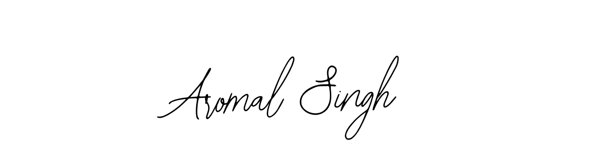 Make a beautiful signature design for name Aromal Singh. Use this online signature maker to create a handwritten signature for free. Aromal Singh signature style 12 images and pictures png