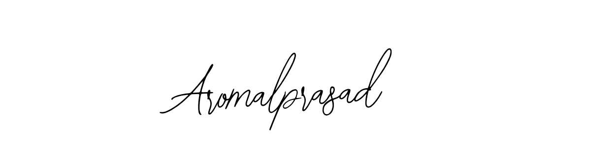 You should practise on your own different ways (Bearetta-2O07w) to write your name (Aromalprasad) in signature. don't let someone else do it for you. Aromalprasad signature style 12 images and pictures png