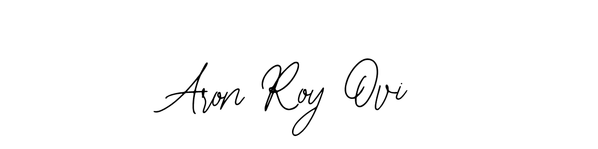 How to Draw Aron Roy Ovi signature style? Bearetta-2O07w is a latest design signature styles for name Aron Roy Ovi. Aron Roy Ovi signature style 12 images and pictures png