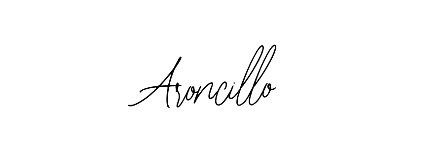 How to Draw Aroncillo signature style? Bearetta-2O07w is a latest design signature styles for name Aroncillo. Aroncillo signature style 12 images and pictures png