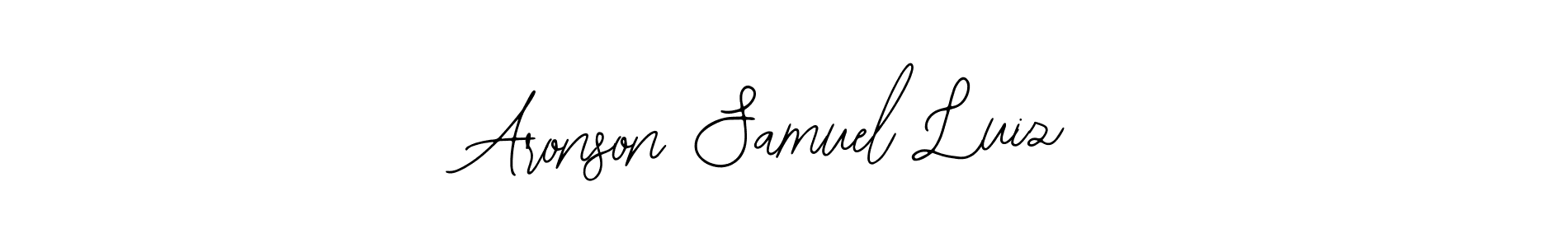 See photos of Aronson Samuel Luiz official signature by Spectra . Check more albums & portfolios. Read reviews & check more about Bearetta-2O07w font. Aronson Samuel Luiz signature style 12 images and pictures png