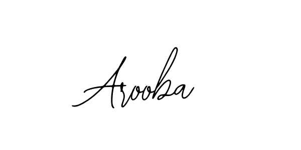 You should practise on your own different ways (Bearetta-2O07w) to write your name (Arooba) in signature. don't let someone else do it for you. Arooba signature style 12 images and pictures png