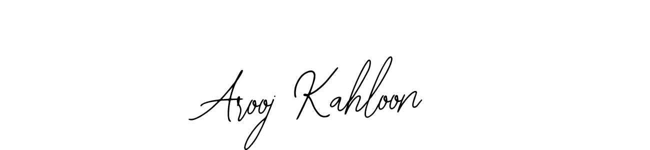 It looks lik you need a new signature style for name Arooj Kahloon. Design unique handwritten (Bearetta-2O07w) signature with our free signature maker in just a few clicks. Arooj Kahloon signature style 12 images and pictures png