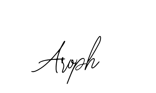 The best way (Bearetta-2O07w) to make a short signature is to pick only two or three words in your name. The name Aroph include a total of six letters. For converting this name. Aroph signature style 12 images and pictures png