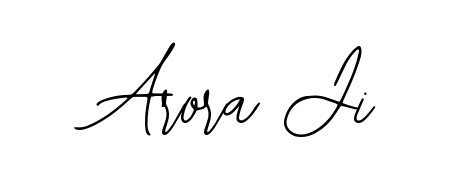 Discover the perfect balance of readability and style for Arora Ji with Bearetta-2O07w font. Create your dream signature today. Arora Ji signature style 12 images and pictures png