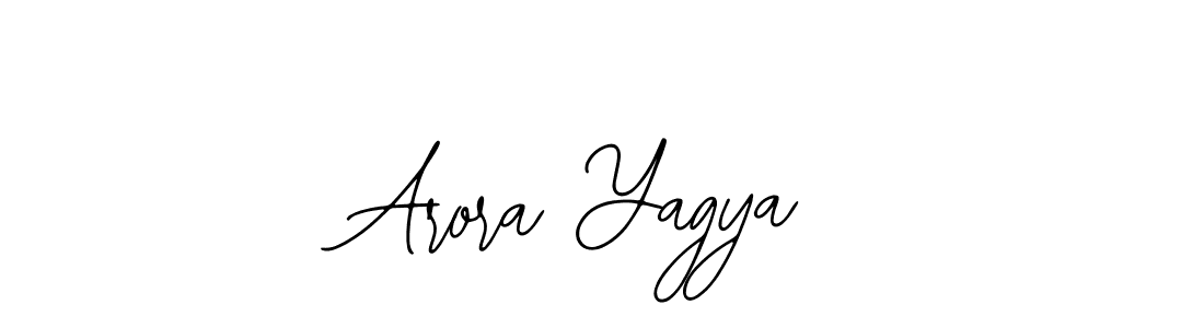 You should practise on your own different ways (Bearetta-2O07w) to write your name (Arora Yagya) in signature. don't let someone else do it for you. Arora Yagya signature style 12 images and pictures png