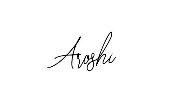 Bearetta-2O07w is a professional signature style that is perfect for those who want to add a touch of class to their signature. It is also a great choice for those who want to make their signature more unique. Get Aroshi name to fancy signature for free. Aroshi signature style 12 images and pictures png
