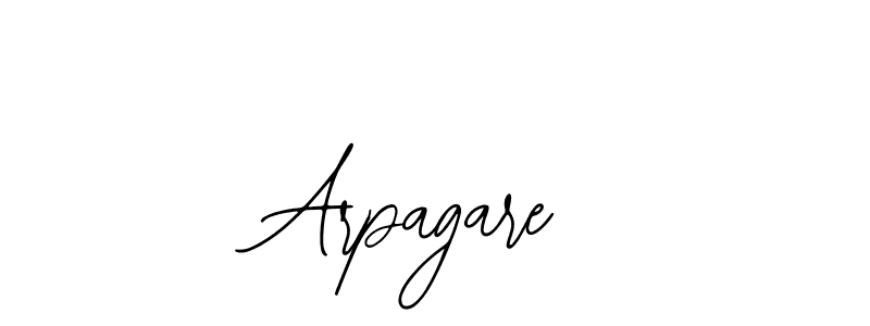 Make a beautiful signature design for name Arpagare. With this signature (Bearetta-2O07w) style, you can create a handwritten signature for free. Arpagare signature style 12 images and pictures png