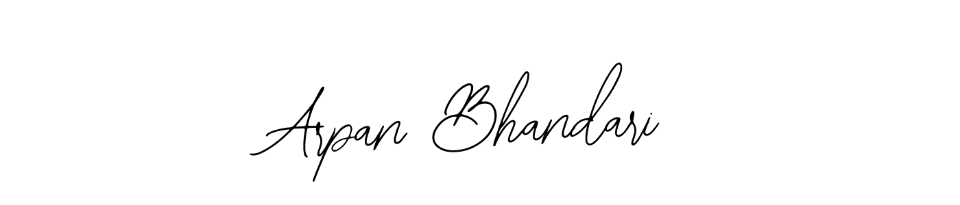 You should practise on your own different ways (Bearetta-2O07w) to write your name (Arpan Bhandari) in signature. don't let someone else do it for you. Arpan Bhandari signature style 12 images and pictures png