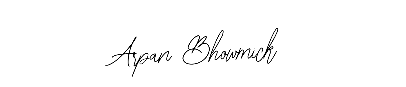 Make a beautiful signature design for name Arpan Bhowmick. With this signature (Bearetta-2O07w) style, you can create a handwritten signature for free. Arpan Bhowmick signature style 12 images and pictures png