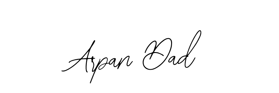 Bearetta-2O07w is a professional signature style that is perfect for those who want to add a touch of class to their signature. It is also a great choice for those who want to make their signature more unique. Get Arpan Dad name to fancy signature for free. Arpan Dad signature style 12 images and pictures png