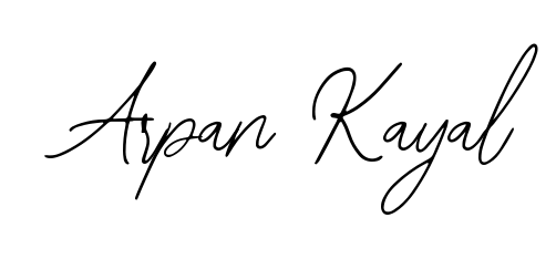 A modern signature idea for name Arpan Kayal using Bearetta-2O07w font. Clean strokes and elegant curves make it stand out instantly. Arpan Kayal signature style 12 images and pictures png