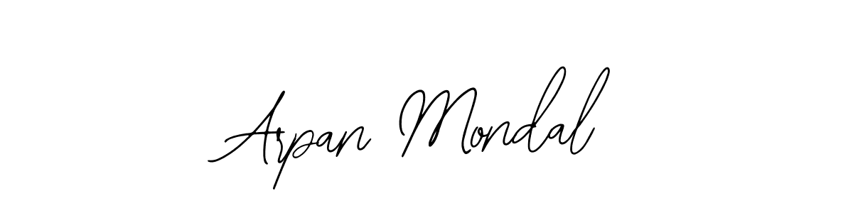 Create a beautiful signature design for name Arpan Mondal. With this signature (Bearetta-2O07w) fonts, you can make a handwritten signature for free. Arpan Mondal signature style 12 images and pictures png