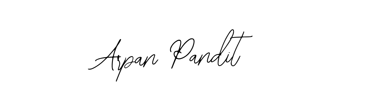 Arpan Pandit stylish signature style. Best Handwritten Sign (Bearetta-2O07w) for my name. Handwritten Signature Collection Ideas for my name Arpan Pandit. Arpan Pandit signature style 12 images and pictures png