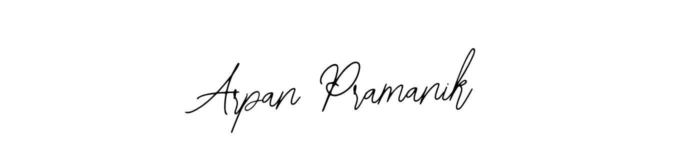 The best way (Bearetta-2O07w) to make a short signature is to pick only two or three words in your name. The name Arpan Pramanik include a total of six letters. For converting this name. Arpan Pramanik signature style 12 images and pictures png