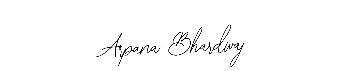Design your own signature with our free online signature maker. With this signature software, you can create a handwritten (Bearetta-2O07w) signature for name Arpana Bhardwaj. Arpana Bhardwaj signature style 12 images and pictures png