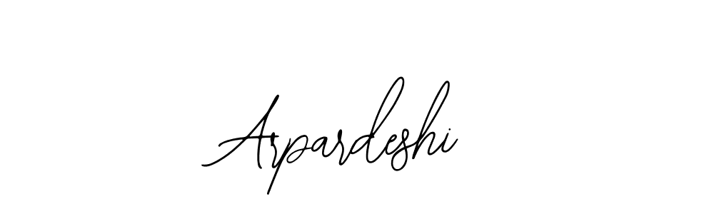if you are searching for the best signature style for your name Arpardeshi. so please give up your signature search. here we have designed multiple signature styles  using Bearetta-2O07w. Arpardeshi signature style 12 images and pictures png