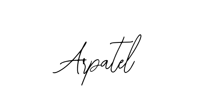 You can use this online signature creator to create a handwritten signature for the name Arpatel. This is the best online autograph maker. Arpatel signature style 12 images and pictures png