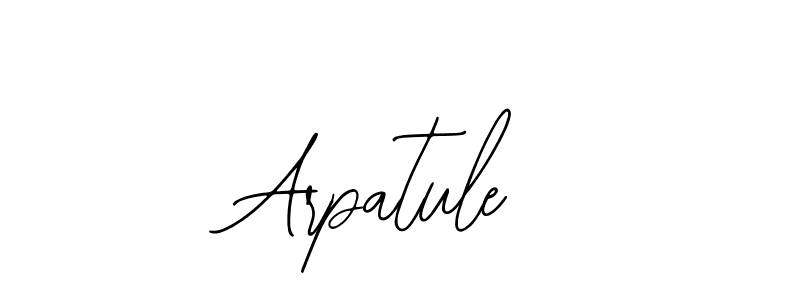 Also we have Arpatule name is the best signature style. Create professional handwritten signature collection using Bearetta-2O07w autograph style. Arpatule signature style 12 images and pictures png