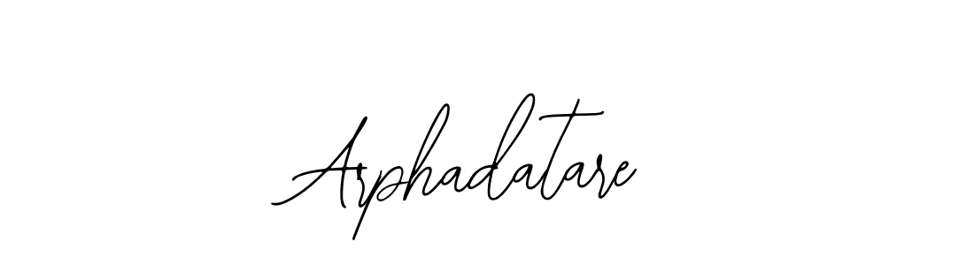 Also You can easily find your signature by using the search form. We will create Arphadatare name handwritten signature images for you free of cost using Bearetta-2O07w sign style. Arphadatare signature style 12 images and pictures png