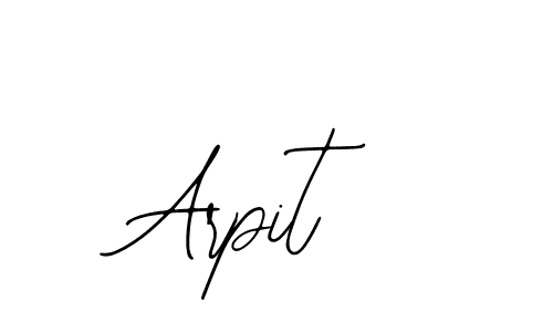 How to make Arpit name signature. Use Bearetta-2O07w style for creating short signs online. This is the latest handwritten sign. Arpit signature style 12 images and pictures png