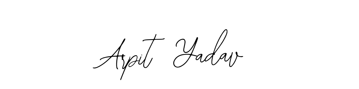 How to make Arpit  Yadav name signature. Use Bearetta-2O07w style for creating short signs online. This is the latest handwritten sign. Arpit  Yadav signature style 12 images and pictures png